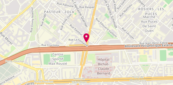 Plan de Lokalib, 150 Avenue Gabriel Peri, 93400 Saint-Ouen-sur-Seine