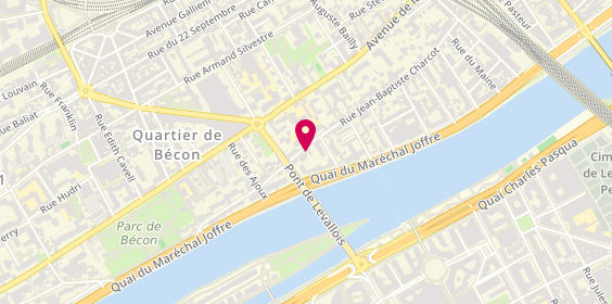 Plan de Paris Immobilier Investissement, 160 Rue Jean Baptiste Charcot, 92400 Courbevoie