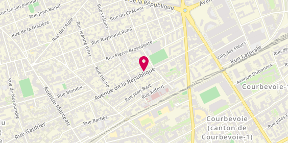Plan de Nicolas Fay - Expert Immobilier, 85 Avenue de la Republique, 92400 Courbevoie