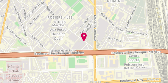 Plan de Financiere Immobiliere de St Ouen, 142 Rosiers, 93400 Saint-Ouen-sur-Seine