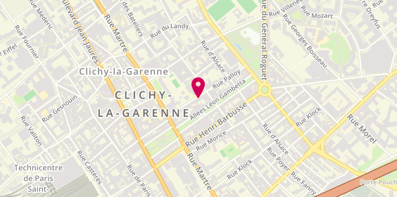 Plan de Immo Blu, 28 Rue Palloy, 92110 Clichy