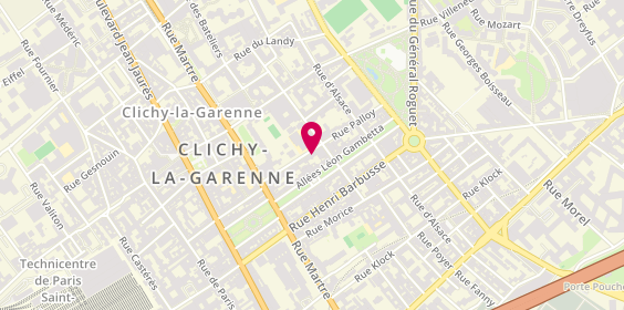 Plan de Zavani et Compagnie, 28 Rue Palloy, 92110 Clichy