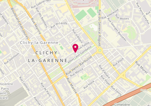 Plan de Coworking Clichy, 9 Rue Gaston Paymal, 92110 Clichy