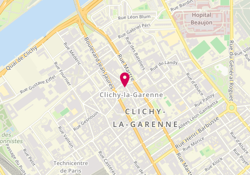 Plan de Imax Clichy, 23 Rue Dagobert, 92110 Clichy