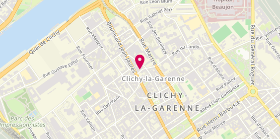 Plan de Clichy Patrimoine, 3 Rue du Landy, 92110 Clichy