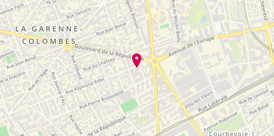 Plan de Marie-Hélène PRIMA - IAD Immobilier la Garenne-Colombes, 11 Rue Raymond Ridel, 92250 La Garenne-Colombes