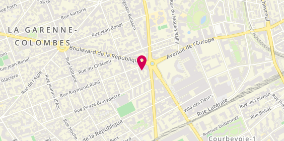 Plan de Daphné VIGNON IAD Immobilier - LA GARENNE-COLOMBES, 7 Rue Raymond Ridel, 92250 La Garenne-Colombes