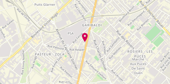 Plan de Fa2I, 92 avenue Gabriel Péri, 93400 Saint-Ouen-sur-Seine