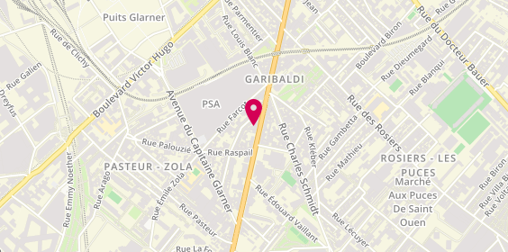 Plan de Century 21 Wilson Immobilier, 90 avenue Gabriel Péri, 93400 Saint-Ouen-sur-Seine