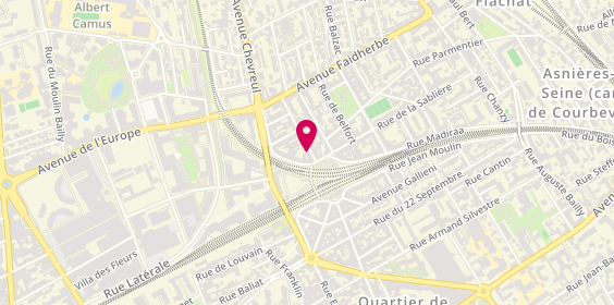 Plan de AGI92 - Chasseur immobilier, 3 Rue du Tintoret, 92600 Asnières-sur-Seine
