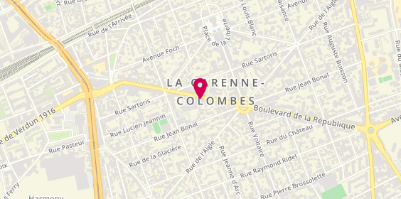 Plan de Laforêt Immobilier, 49 Boulevard de la République, 92250 La Garenne-Colombes