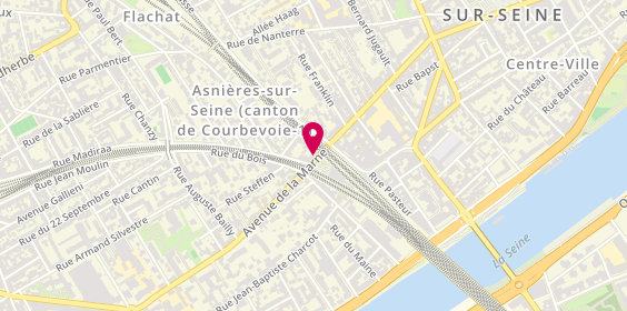 Plan de L'Agence d'Asnieres, 37 Bis avenue de la Marne, 92600 Asnières-sur-Seine