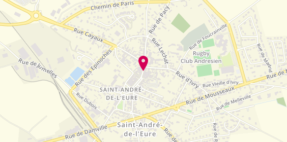 Plan de A.J Pro Immo, 68 Rue du Chanoine Boulogne, 27220 Saint-André-de-l'Eure