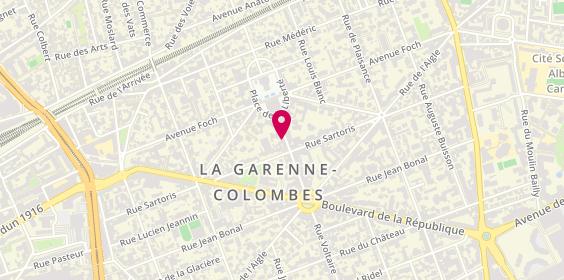 Plan de Agence Principale, 6 Ter Rue Voltaire, 92250 La Garenne-Colombes