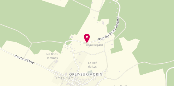 Plan de Lebel Immobilier, 712 Rue de Beauregard, 77750 Orly-sur-Morin