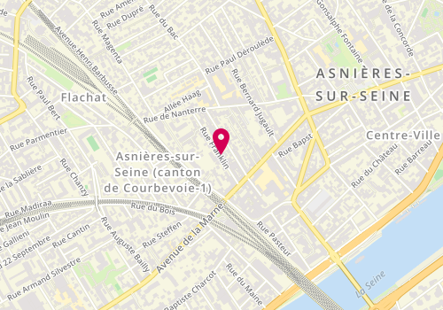 Plan de Victor BASSE Immobilier CAPIFRANCE, 24 Rue Franklin, 92600 Asnières-sur-Seine