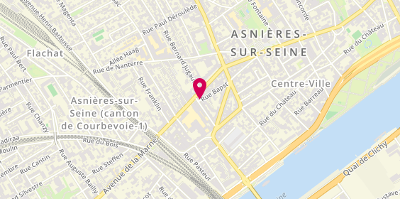 Plan de A.M.I.S Gestion, 1 Rue Bapst, 92600 Asnières-sur-Seine