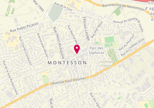 Plan de Montesson Immobilier, 17 Rue du Général Leclerc, 78360 Montesson