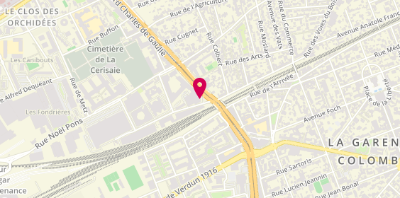 Plan de Group Gasus Express, 1 Boulevard Charles de Gaulle, 92700 Colombes