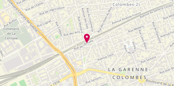 Plan de Agence Prudhommeaux, 1 Rue Emile Delsol, 92250 La Garenne-Colombes