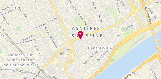 Plan de Agence de la Mairie, 36 Rue Bapst, 92600 Asnières-sur-Seine