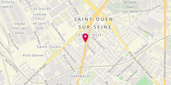 Plan de Axium, 28 Avenue Gabriel Péri, 93400 Saint Ouen