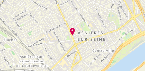 Plan de Cabinet Hermon, 16 avenue d'Argenteuil, 92600 Asnières-sur-Seine