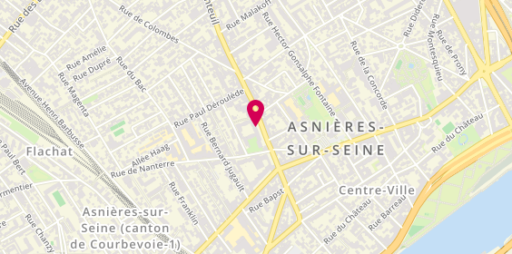 Plan de L'Adresse, 21 avenue d'Argenteuil, 92600 Asnières-sur-Seine
