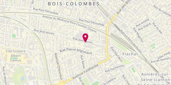 Plan de Cytia Levallois, 27 Rue Jean Jaurès, 92270 Bois-Colombes
