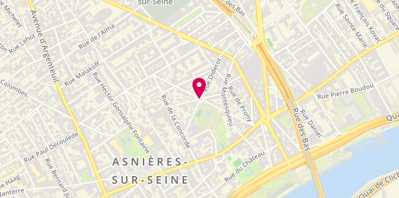 Plan de Ville & Jardins, Pl. Jean Jacques Rousseau, 92600 Asnières-sur-Seine