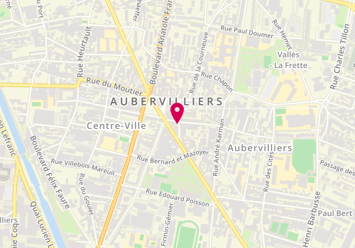 Plan de Century 21, 4 Rue Achille Domart, 93300 Aubervilliers