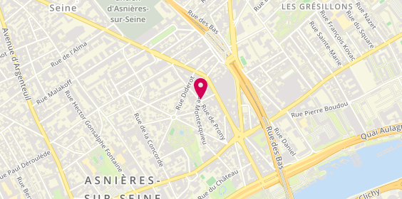 Plan de Samuel FRESCO - Conseiller Immobilier iad France à Asnières sur Seine, 26 Rue de Prony, 92600 Asnières-sur-Seine