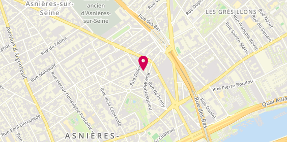 Plan de Ossona Mery Laure, 32 Rue de Prony, 92600 Asnières-sur-Seine