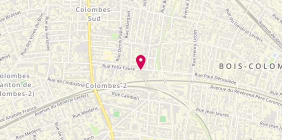 Plan de Impact-Immo Colombes, 62 Rue Felix Faure, 92700 Colombes