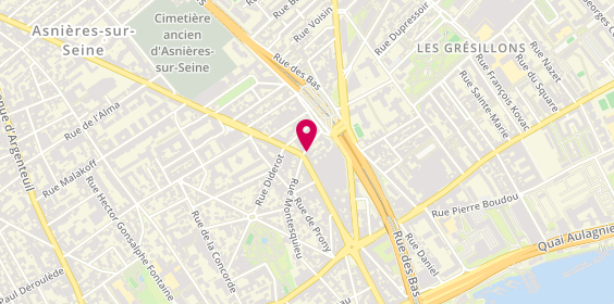 Plan de Aklil immobilier, 60 Boulevard Voltaire, 92600 Asnières-sur-Seine