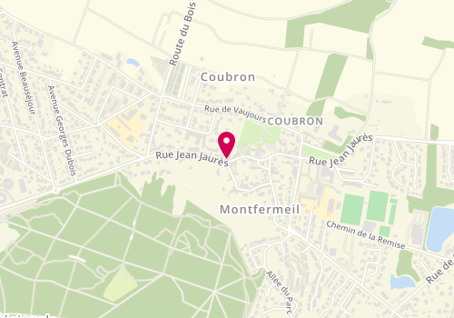 Plan de Immospid Vente Location Gestion, 115 Rue Jean Jaurès, 93470 Coubron