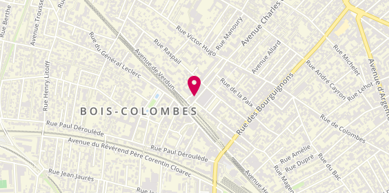 Plan de Agence des Colombes - Cabinet Jourdan, 7 Rue d'Estienne d'Orves, 92270 Bois-Colombes
