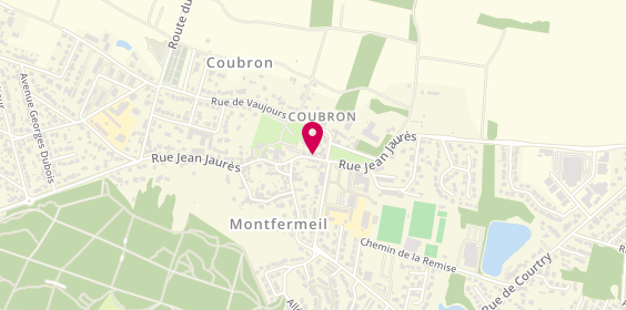 Plan de A.C.A Agence Conseil Aulnay, 155 Rue Jean Jaurès, 93470 Coubron