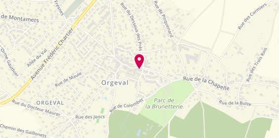 Plan de Agence Decleves Immobilier, 52 Rue de la Chapelle, 78630 Orgeval