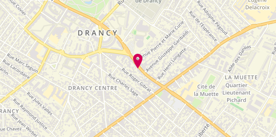 Plan de Dhaine Immobilier, 48 avenue Jean Jaurès, 93700 Drancy