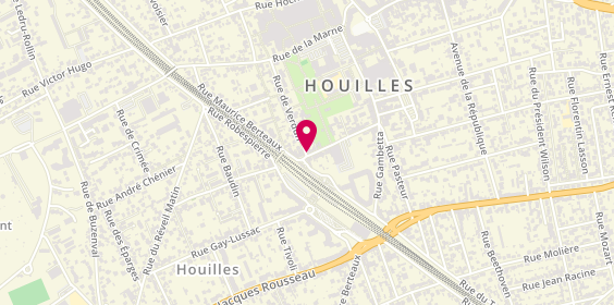 Plan de Agence Principale, 1 avenue Charles de Gaulle, 78800 Houilles