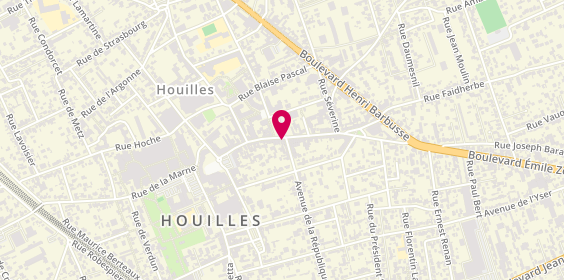 Plan de A F R Immobilier, 38 Rue Gabriel Péri, 78800 Houilles