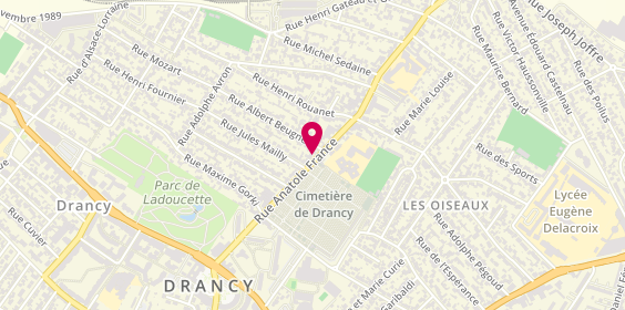 Plan de Agence LEMASSON CONSEIL, 75 Bis Rue Anatole France, 93700 Drancy