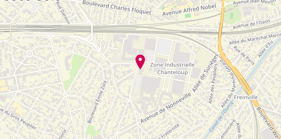 Plan de Kfpm, 1 avenue Antoine Bourdelle, 93600 Aulnay-sous-Bois