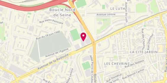 Plan de Yacine REDISSI - Agent immobilier - Estimations à Asnières - Gennevilliers, 1 Rue Teddy Riner, 92600 Asnières-sur-Seine