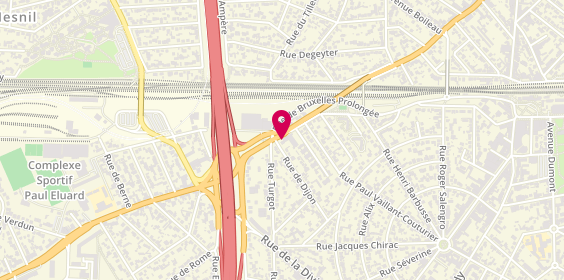 Plan de Paris Nord Immobilier, 36 Bis Rue de Dijon, 93600 Aulnay-sous-Bois
