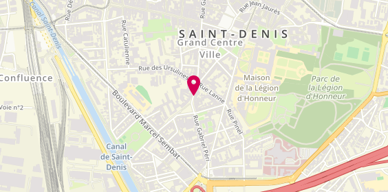 Plan de Guy Hoquet l'Immobilier, 40 Rue Gabriel Péri, 93200 Saint-Denis