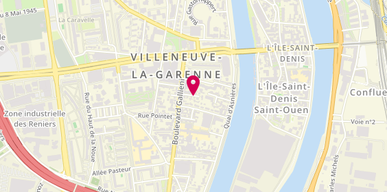 Plan de Guy Hoquet, 223 Galliéni, 92390 Villeneuve-la-Garenne