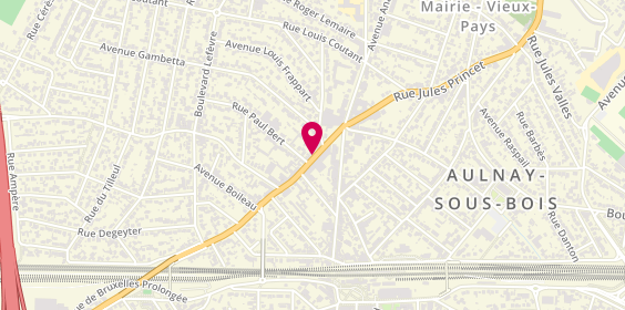 Plan de Louis Dhaine Immobilier, 12 Rue Jean Charcot, 93600 Aulnay-sous-Bois
