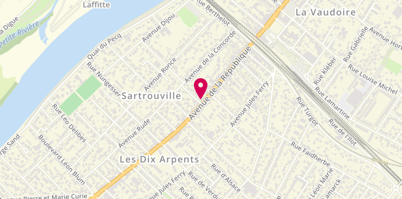 Plan de Agence Blaise Pascal, 82 avenue de la République, 78500 Sartrouville